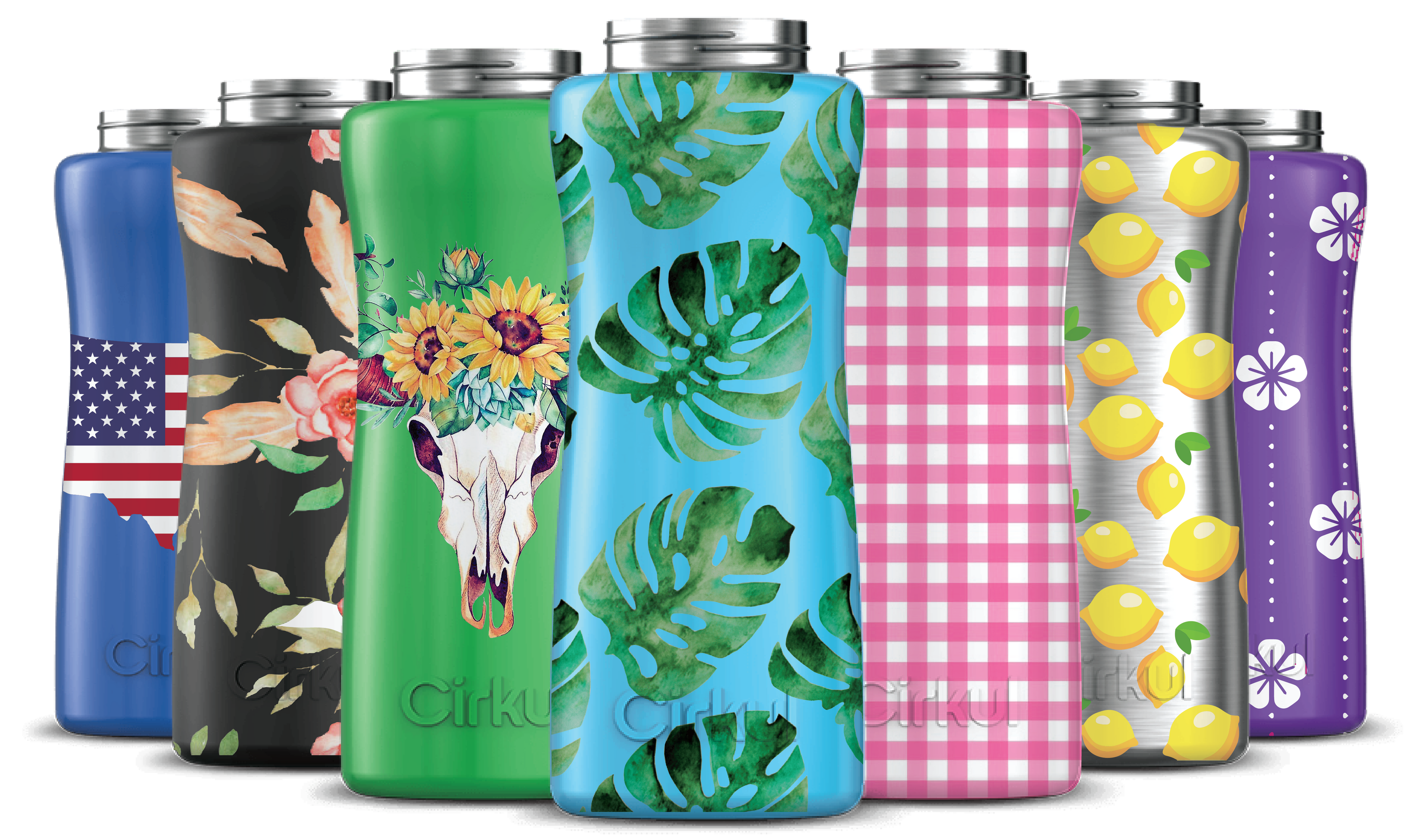 Custom 32oz. Stainless Steel Bottle & Comfort Grip Lid