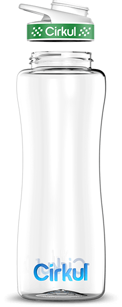 Custom 32oz. Plastic Bottle & Comfort Grip Lid