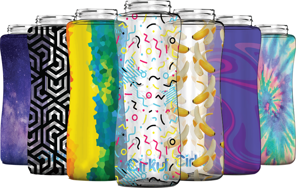 Custom 32oz. Plastic Bottle & Comfort Grip Lid