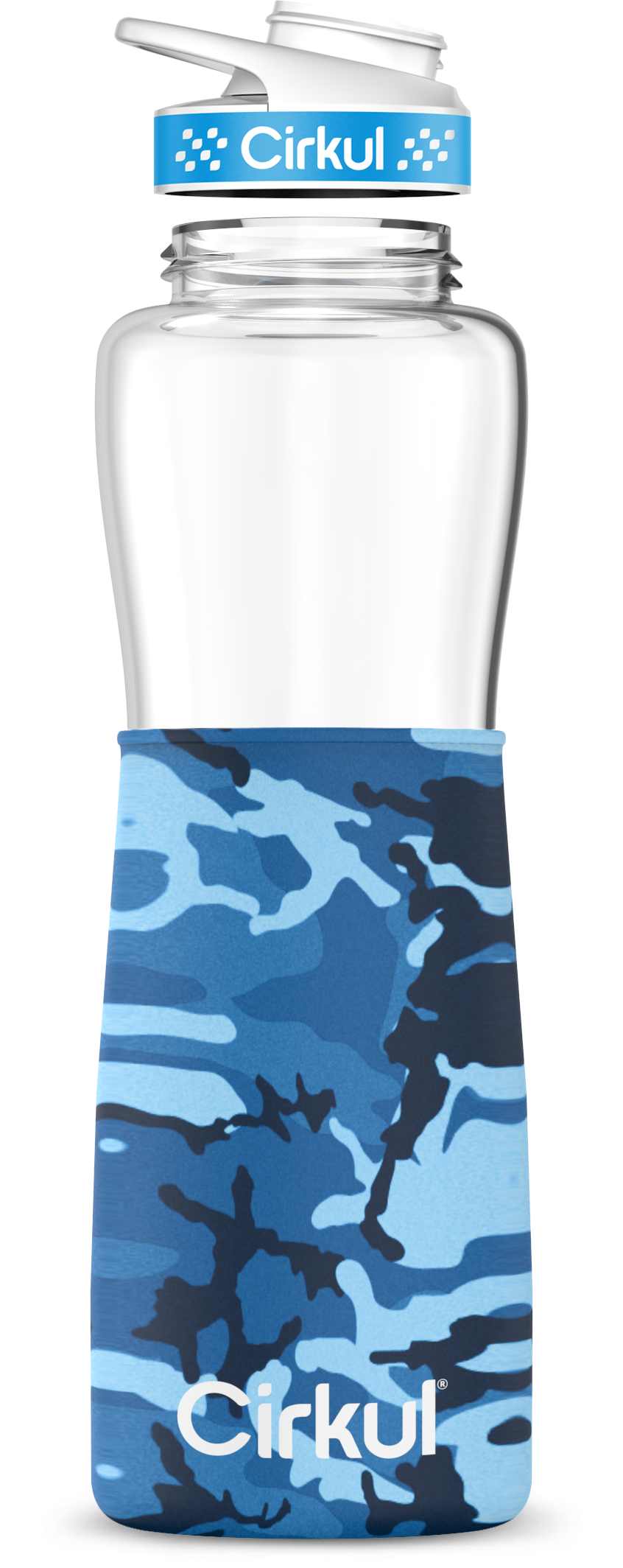 Add-on: 42oz. Plastic Bottle & Comfort Grip Lid + 42oz. Chill Sleeve