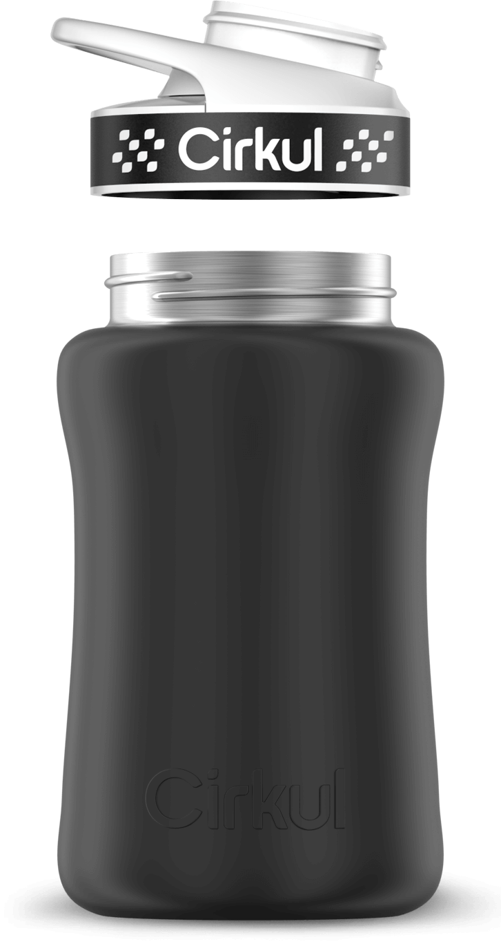 Add-on: 12oz. Stainless Steel Bottle & Comfort Grip Lid