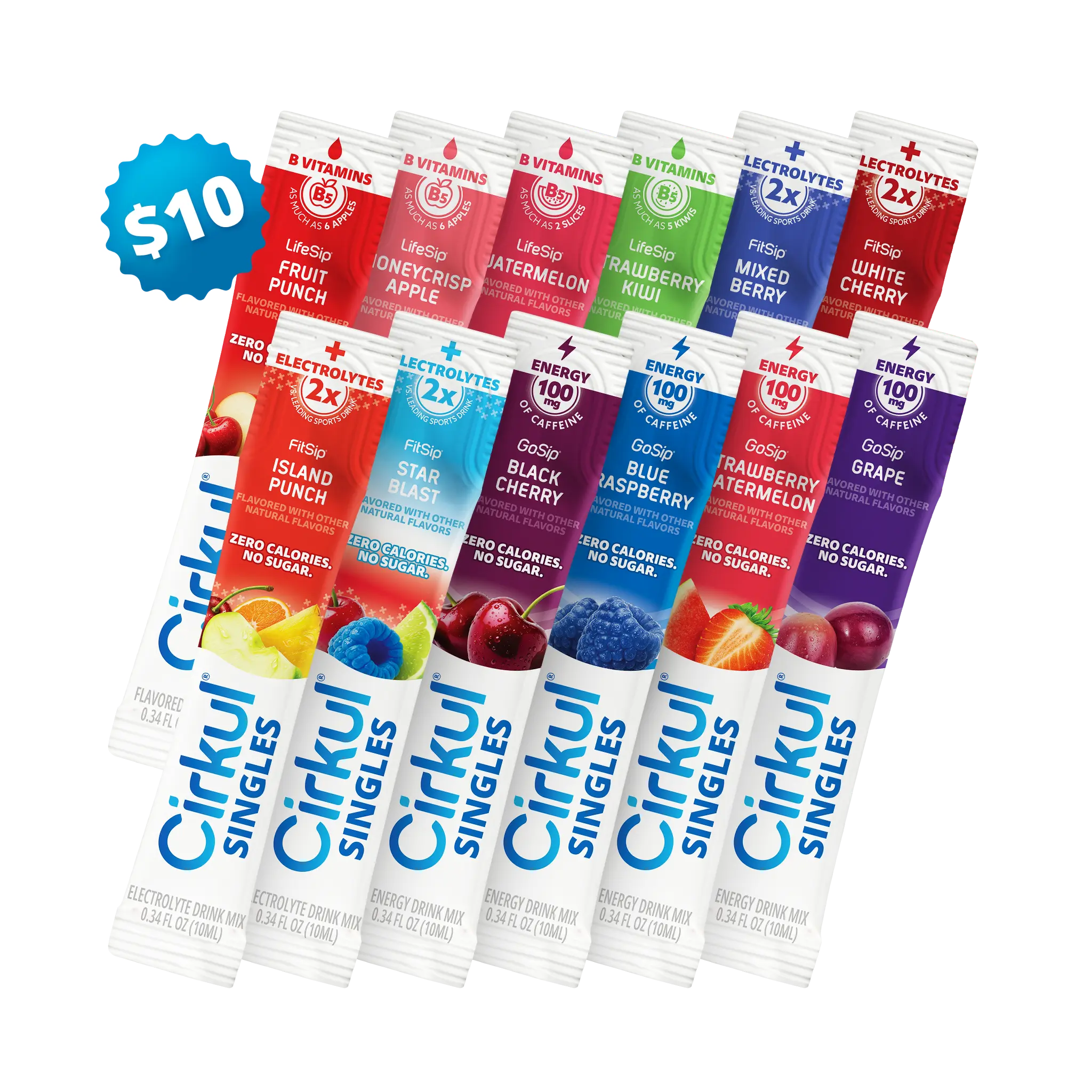 12-Pack Cirkul® Singles Variety Bundle