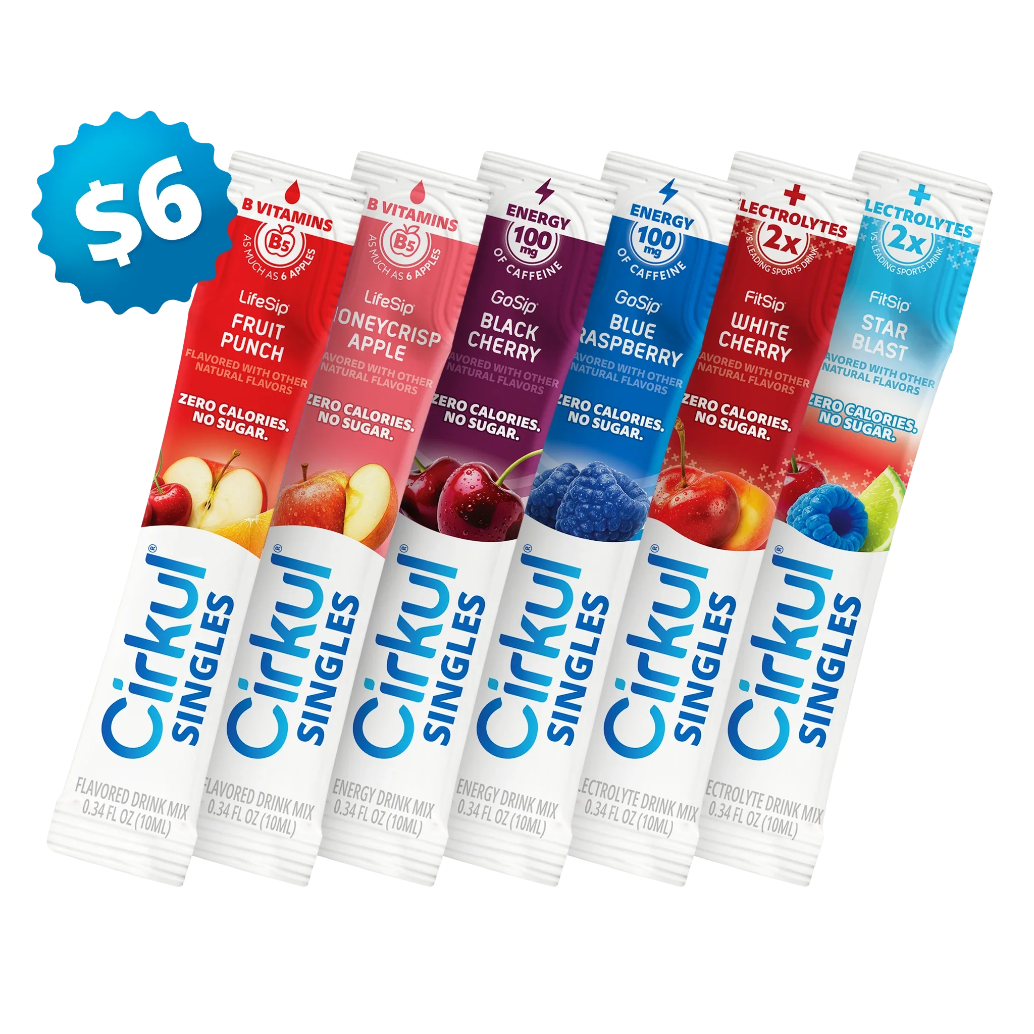 6-Pack Cirkul® Singles Variety Bundle