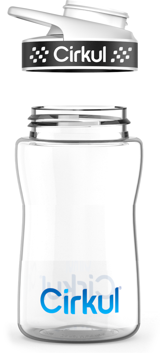 Add-on: 12oz. Plastic Bottle & Comfort Grip Lid