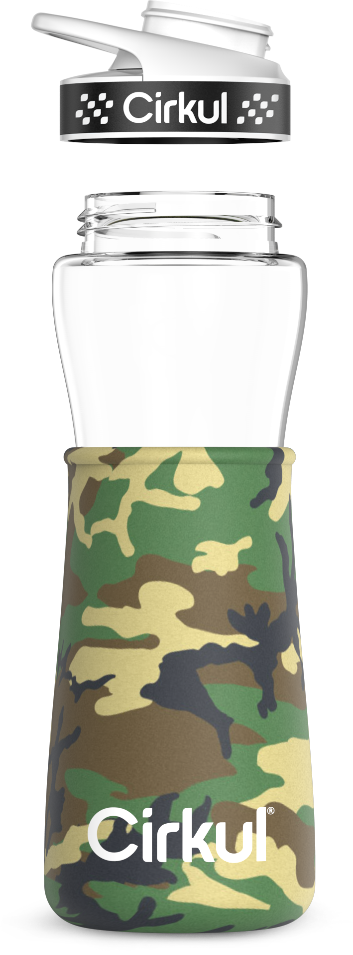 Add-on: 22oz. Plastic Bottle & Comfort Grip Lid + 22oz. Chill Sleeve