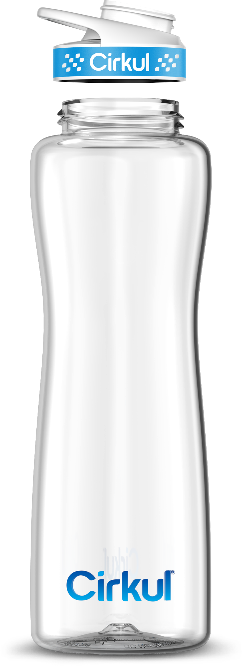 Custom 42oz. Plastic Bottle & Comfort Grip Lid