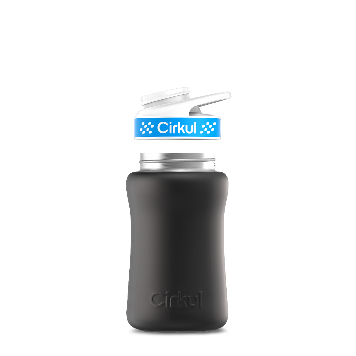 12oz. Stainless Steel Bottle & Comfort Grip Lid