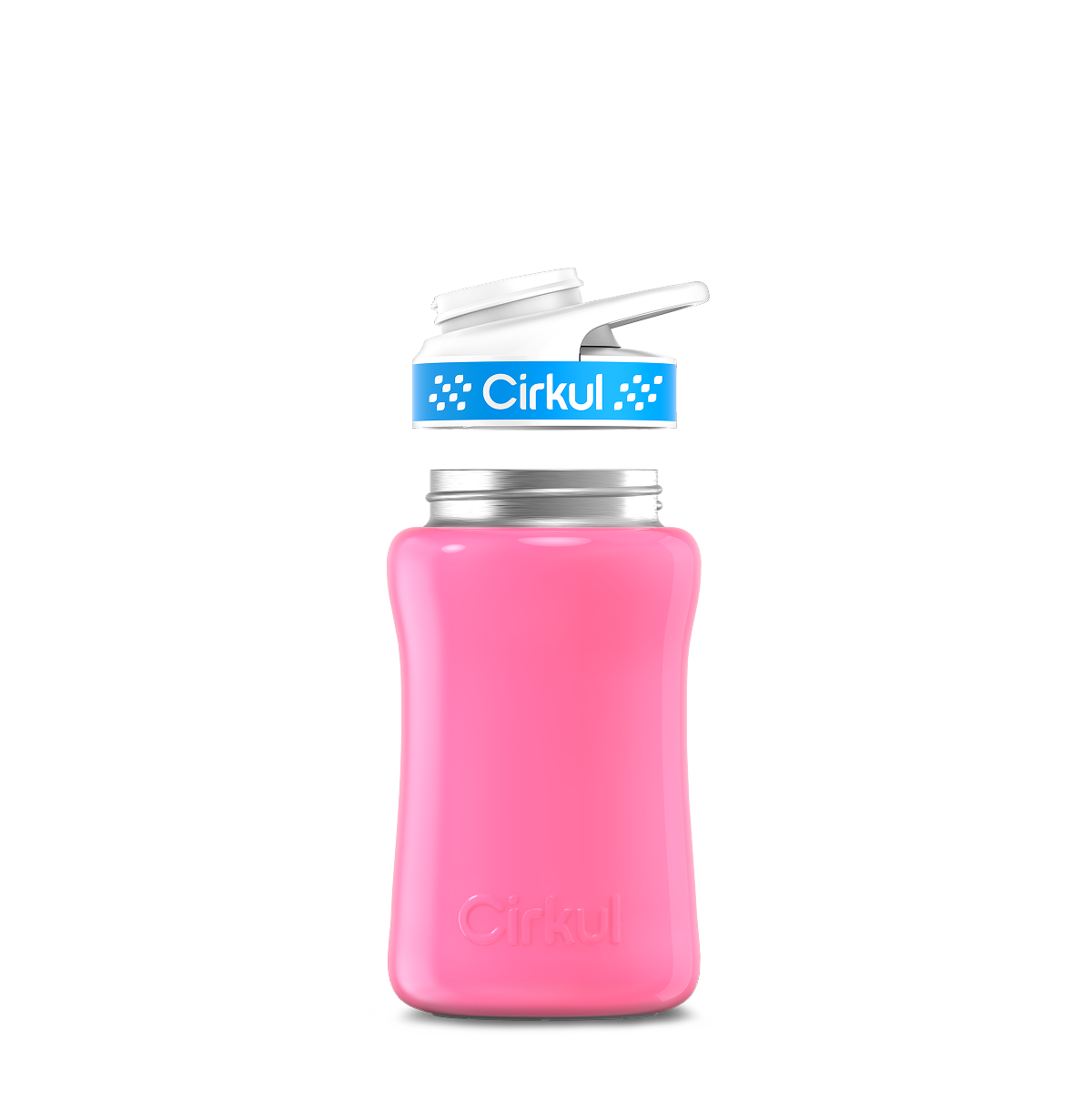 12oz. Stainless Steel Bottle & Comfort Grip Lid