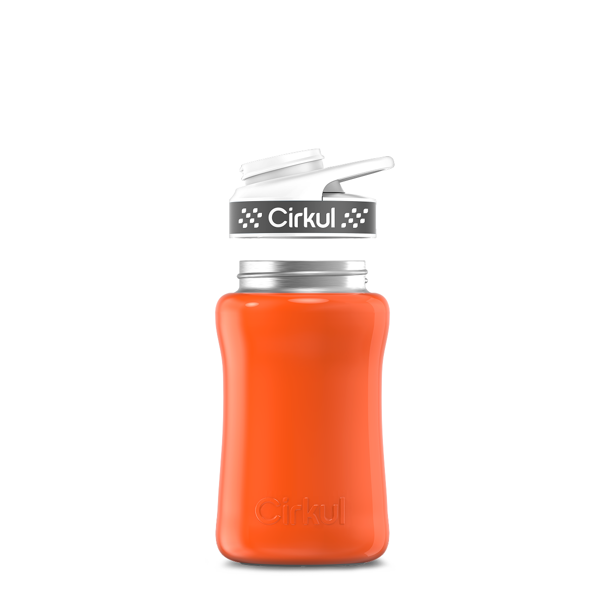 12oz. Stainless Steel Bottle & Comfort Grip Lid