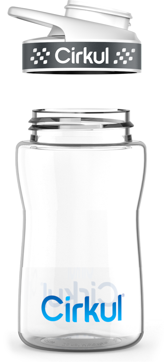 Add-on: 12oz. Plastic Bottle & Comfort Grip Lid