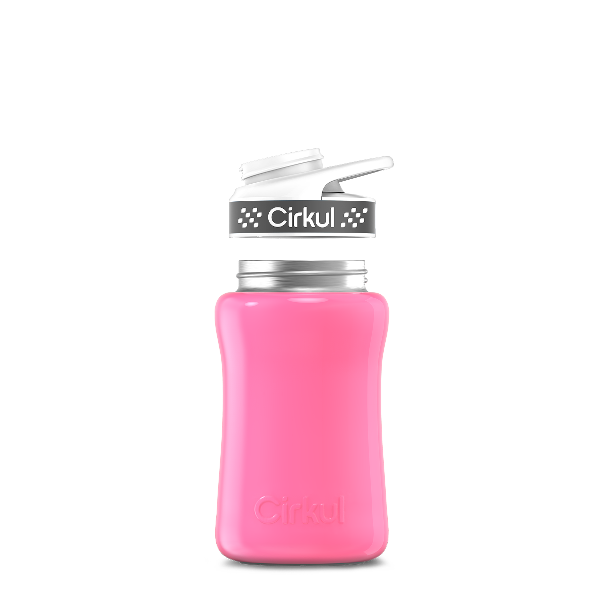 12oz. Stainless Steel Bottle & Comfort Grip Lid