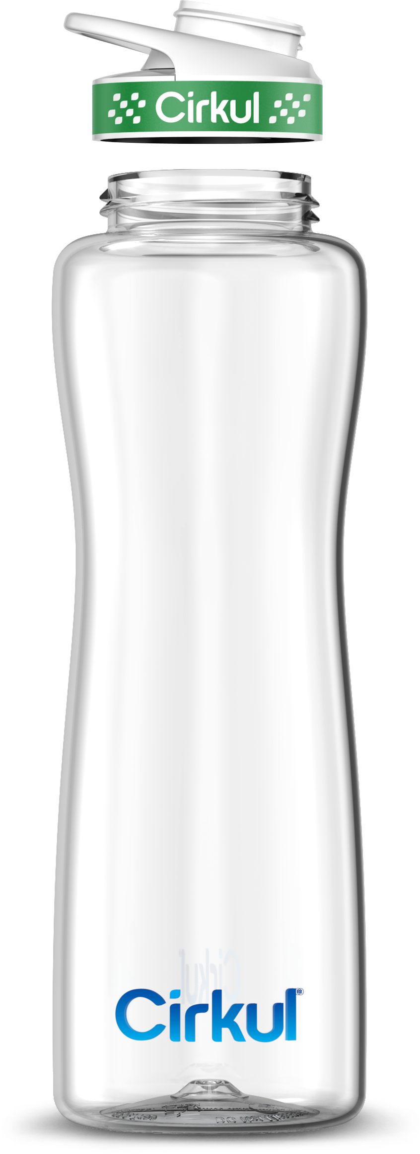 Custom 42oz. Plastic Bottle & Comfort Grip Lid