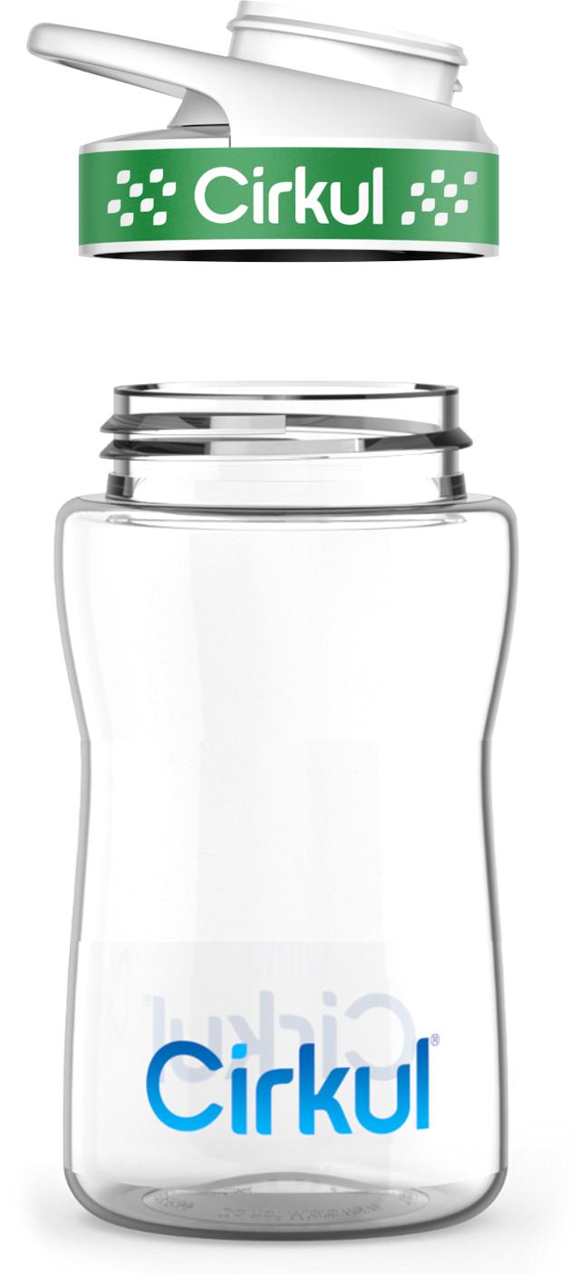 Add-on: 12oz. Plastic Bottle & Comfort Grip Lid