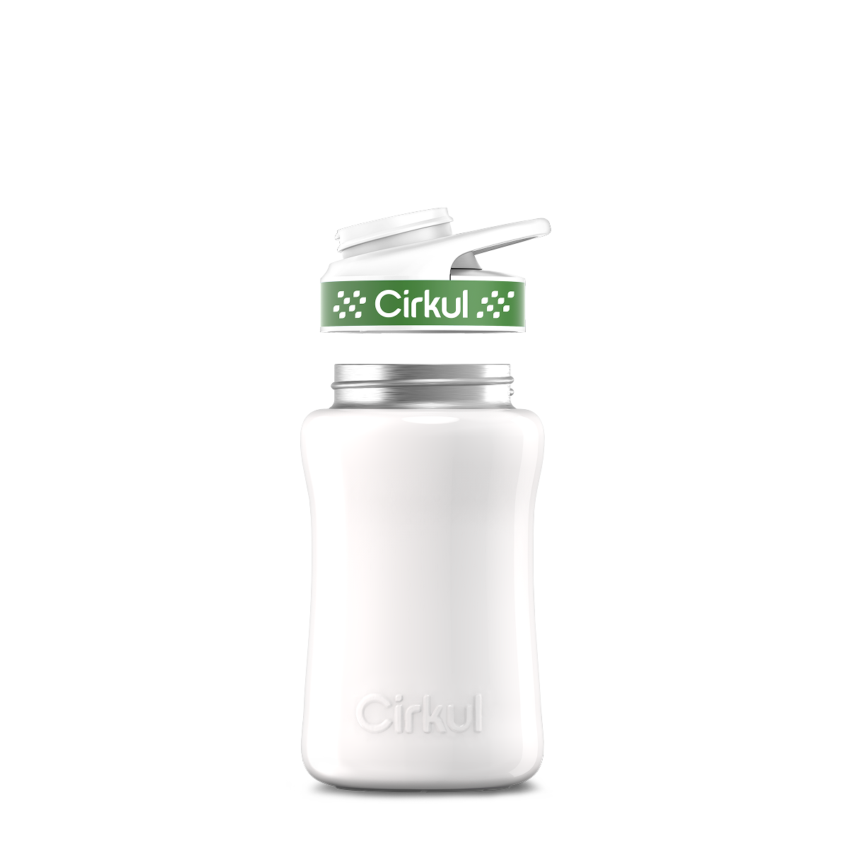 12oz. Stainless Steel Bottle & Comfort Grip Lid