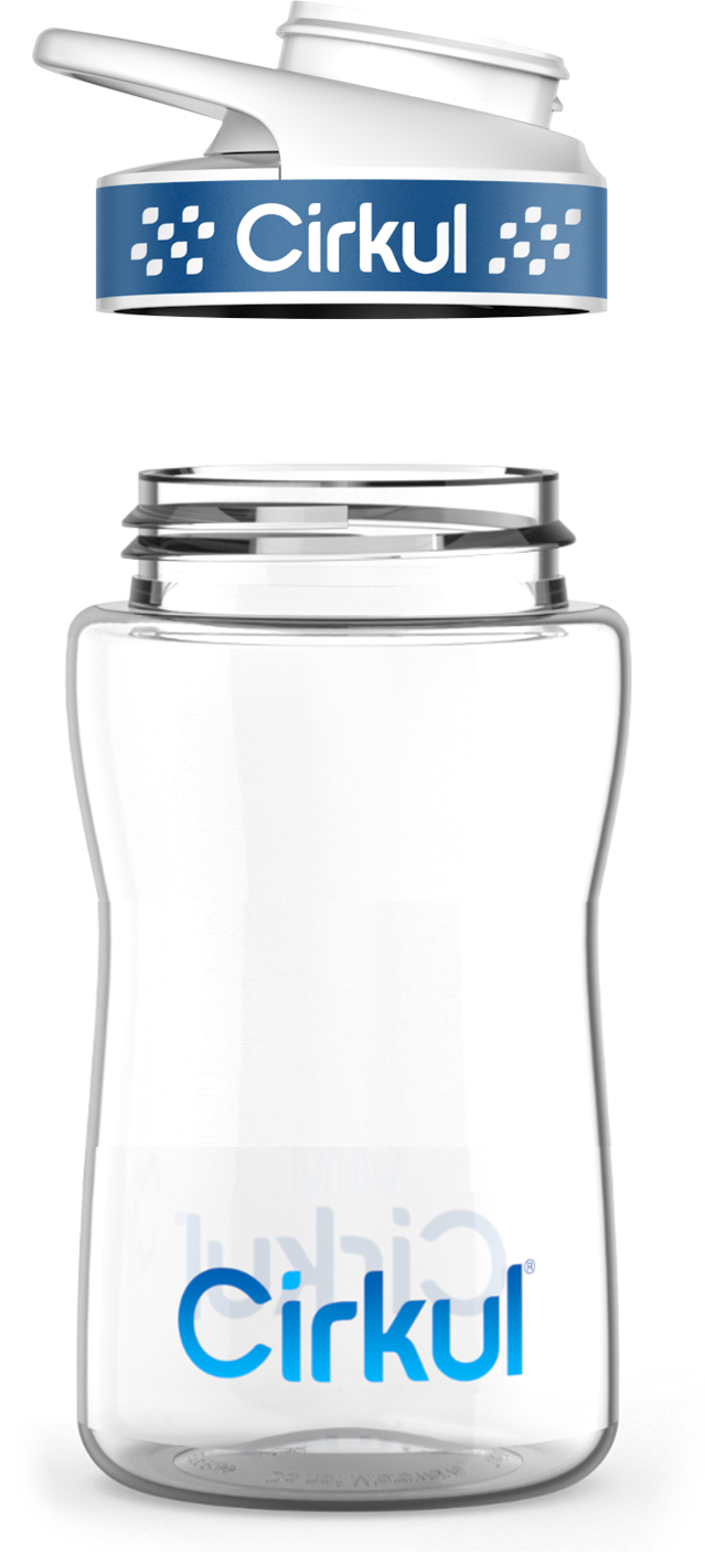 Add-on: 12oz. Plastic Bottle & Comfort Grip Lid