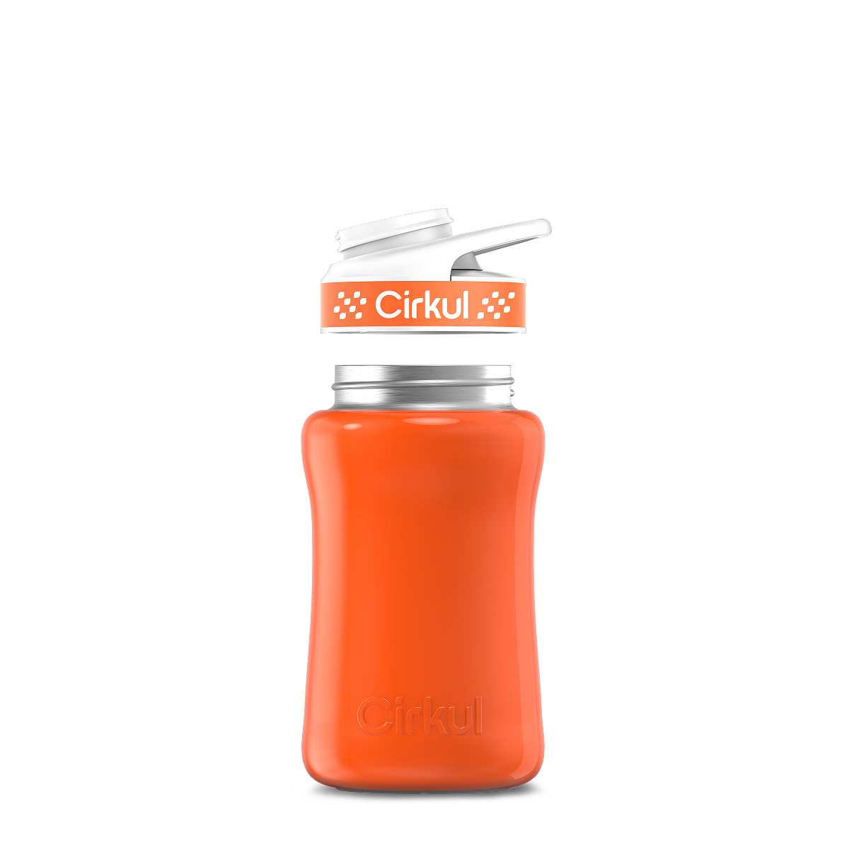 12oz. Stainless Steel Bottle & Comfort Grip Lid