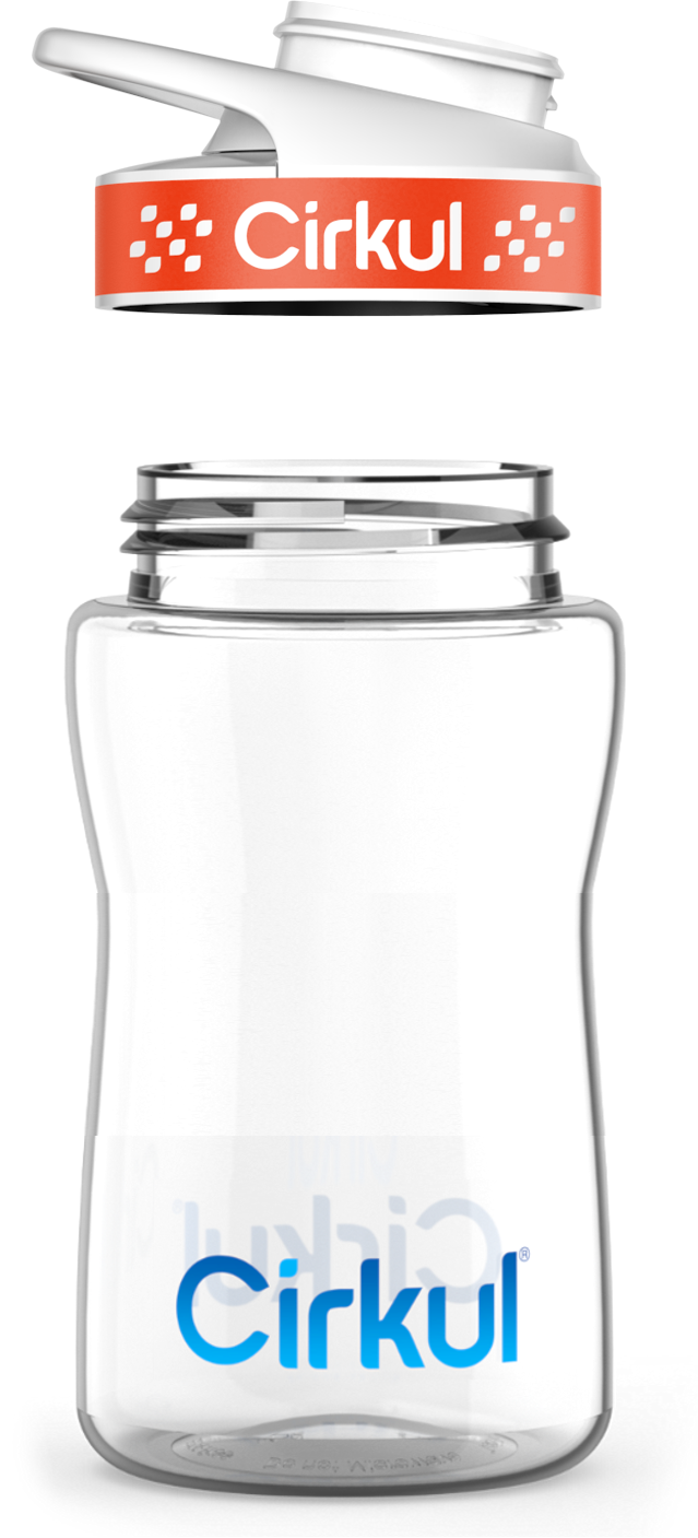 Add-on: 12oz. Plastic Bottle & Comfort Grip Lid