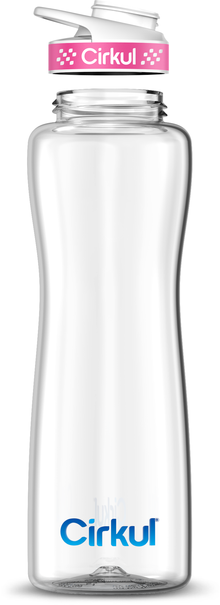 Custom 42oz. Plastic Bottle & Comfort Grip Lid