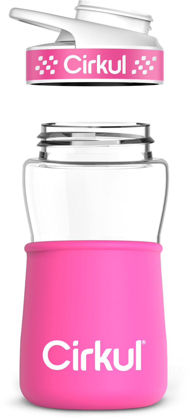 Add-on: 12oz. Plastic Bottle & Comfort Grip Lid + 12oz. Chill Sleeve
