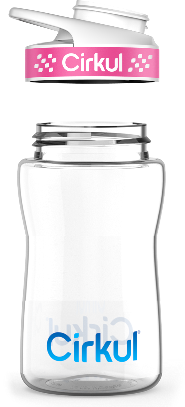 Add-on: 12oz. Plastic Bottle & Comfort Grip Lid