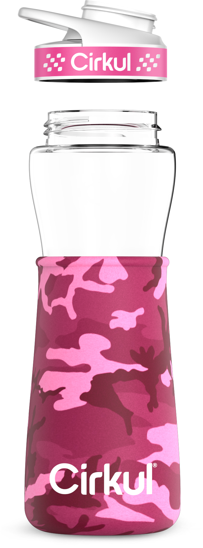 Add-on: 22oz. Plastic Bottle & Comfort Grip Lid + 22oz. Chill Sleeve