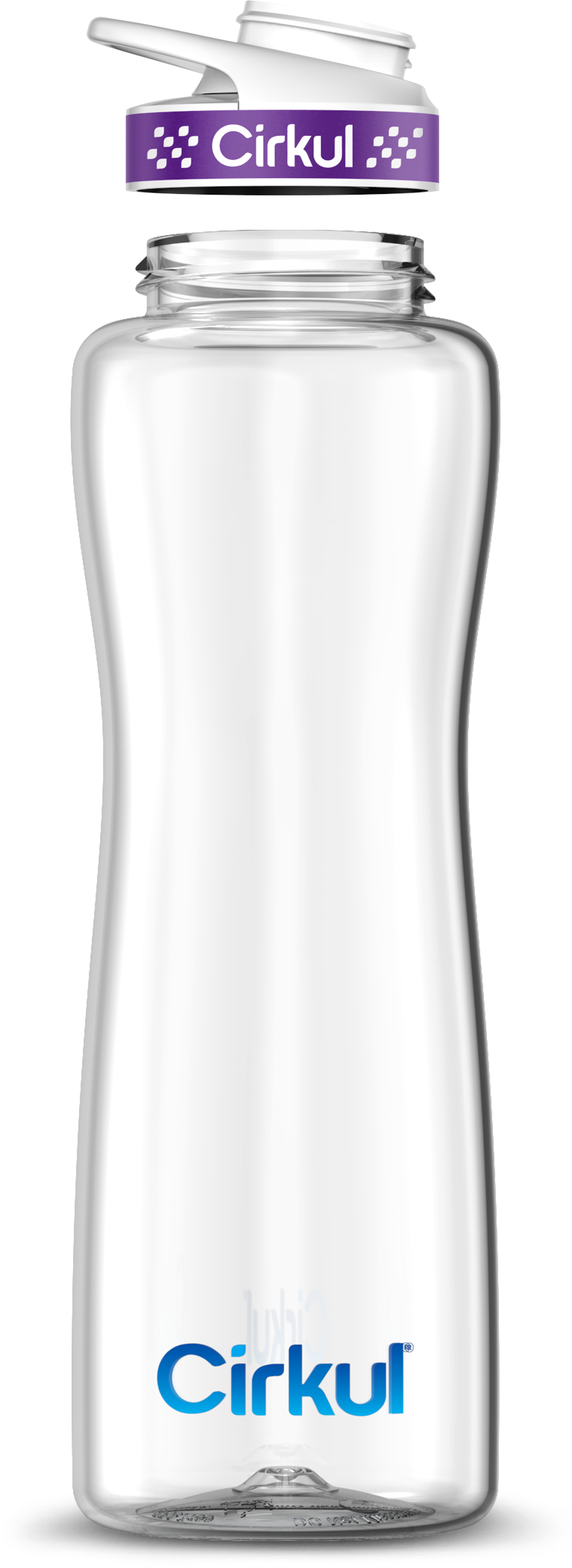 Custom 42oz. Plastic Bottle & Comfort Grip Lid