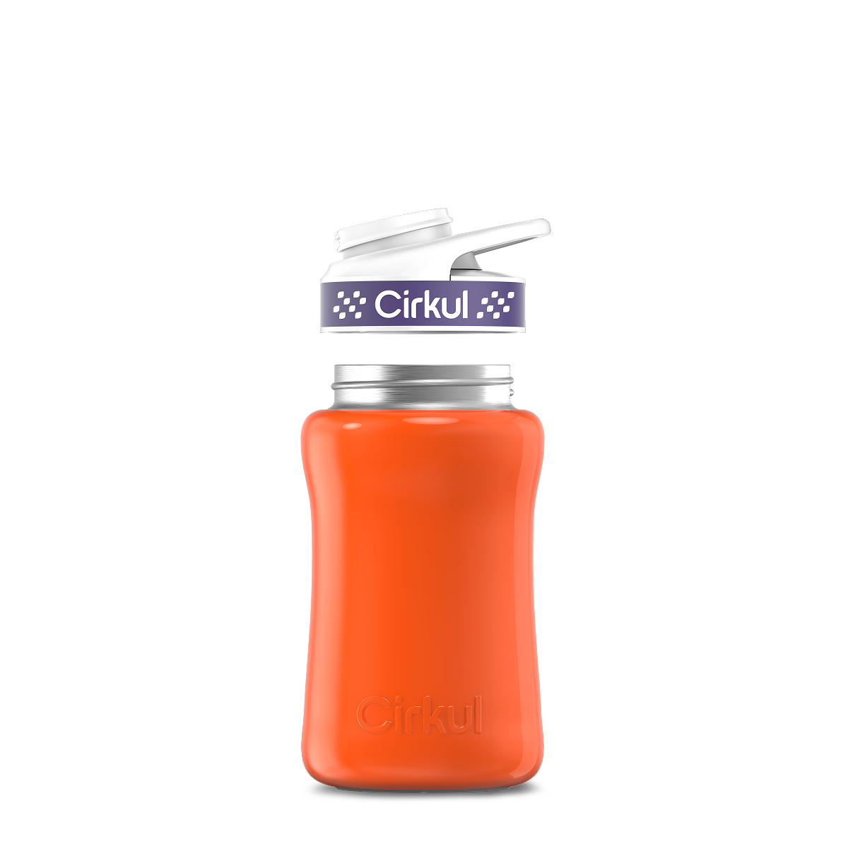 12oz. Stainless Steel Bottle & Comfort Grip Lid