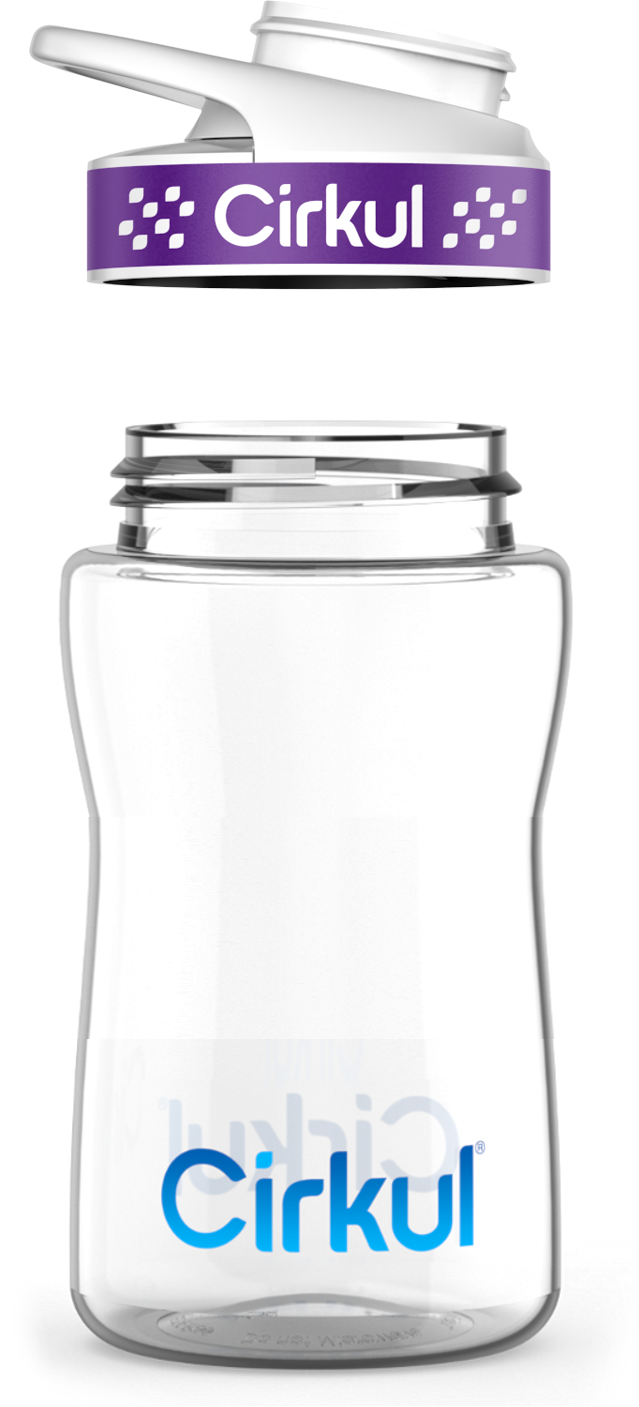 Add-on: 12oz. Plastic Bottle & Comfort Grip Lid