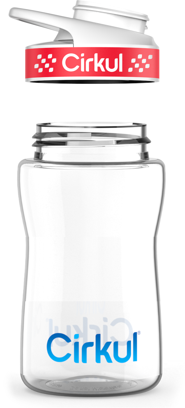 Add-on: 12oz. Plastic Bottle & Comfort Grip Lid