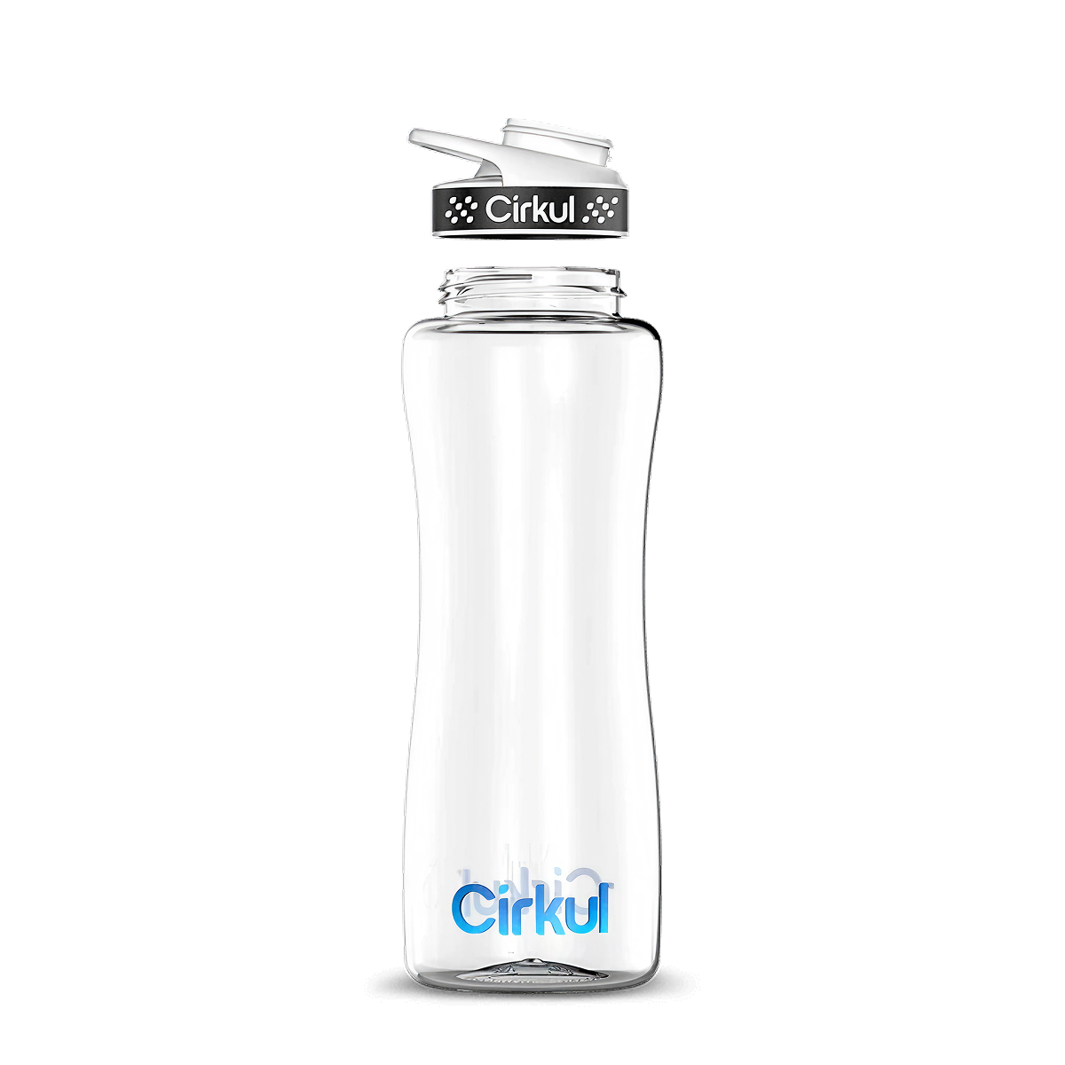 Custom 32oz. Plastic Bottle & Comfort Grip Lid