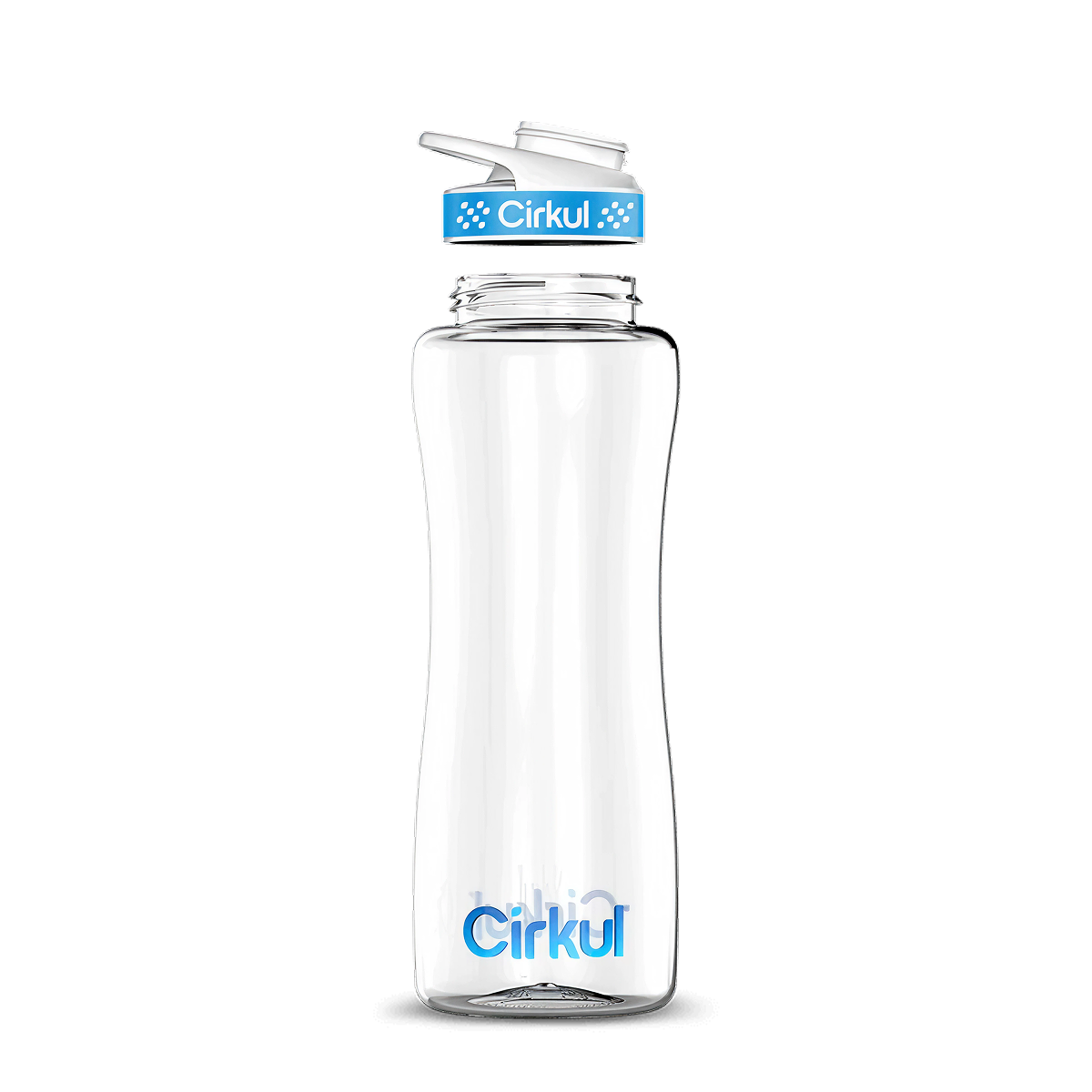 Custom 32oz. Plastic Bottle & Comfort Grip Lid