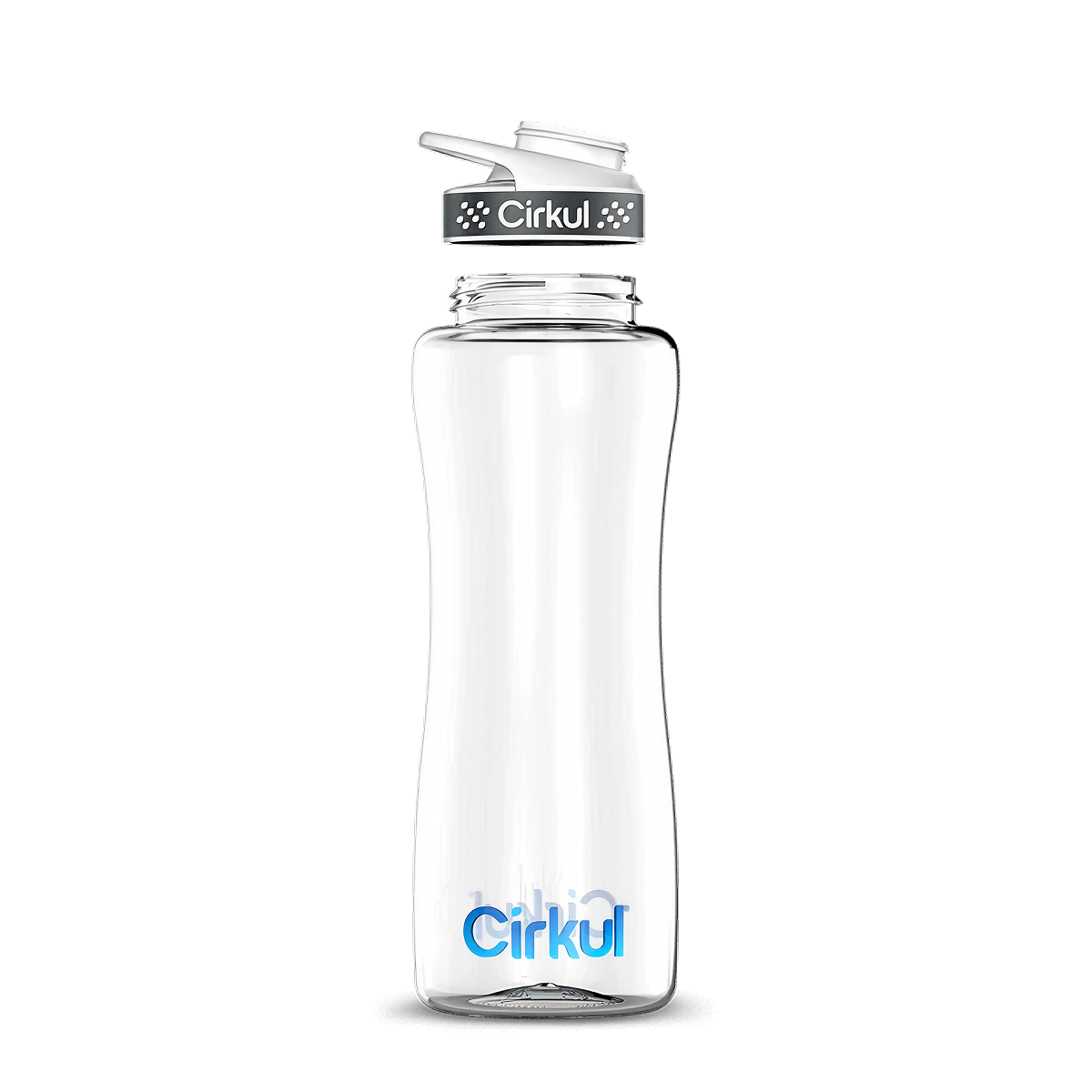 Custom 32oz. Plastic Bottle & Comfort Grip Lid