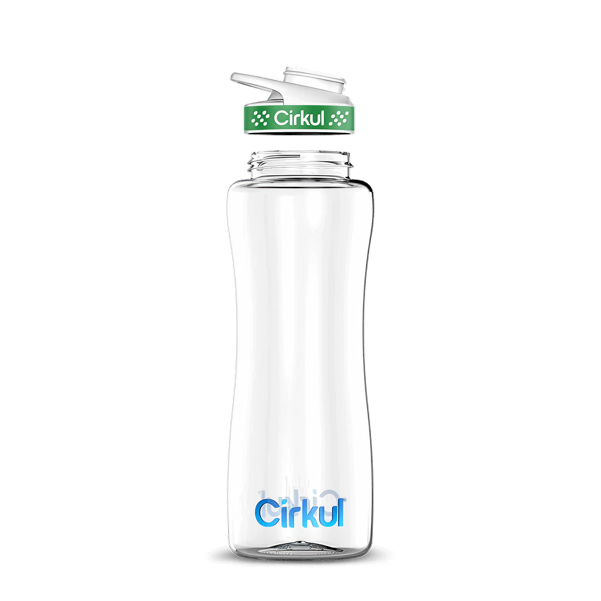 Custom 32oz. Plastic Bottle & Comfort Grip Lid