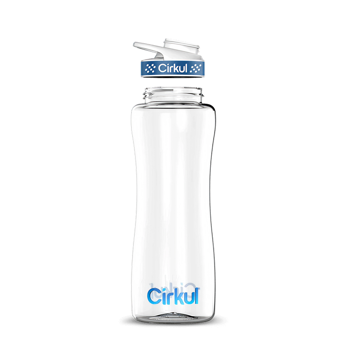 Custom 32oz. Plastic Bottle & Comfort Grip Lid