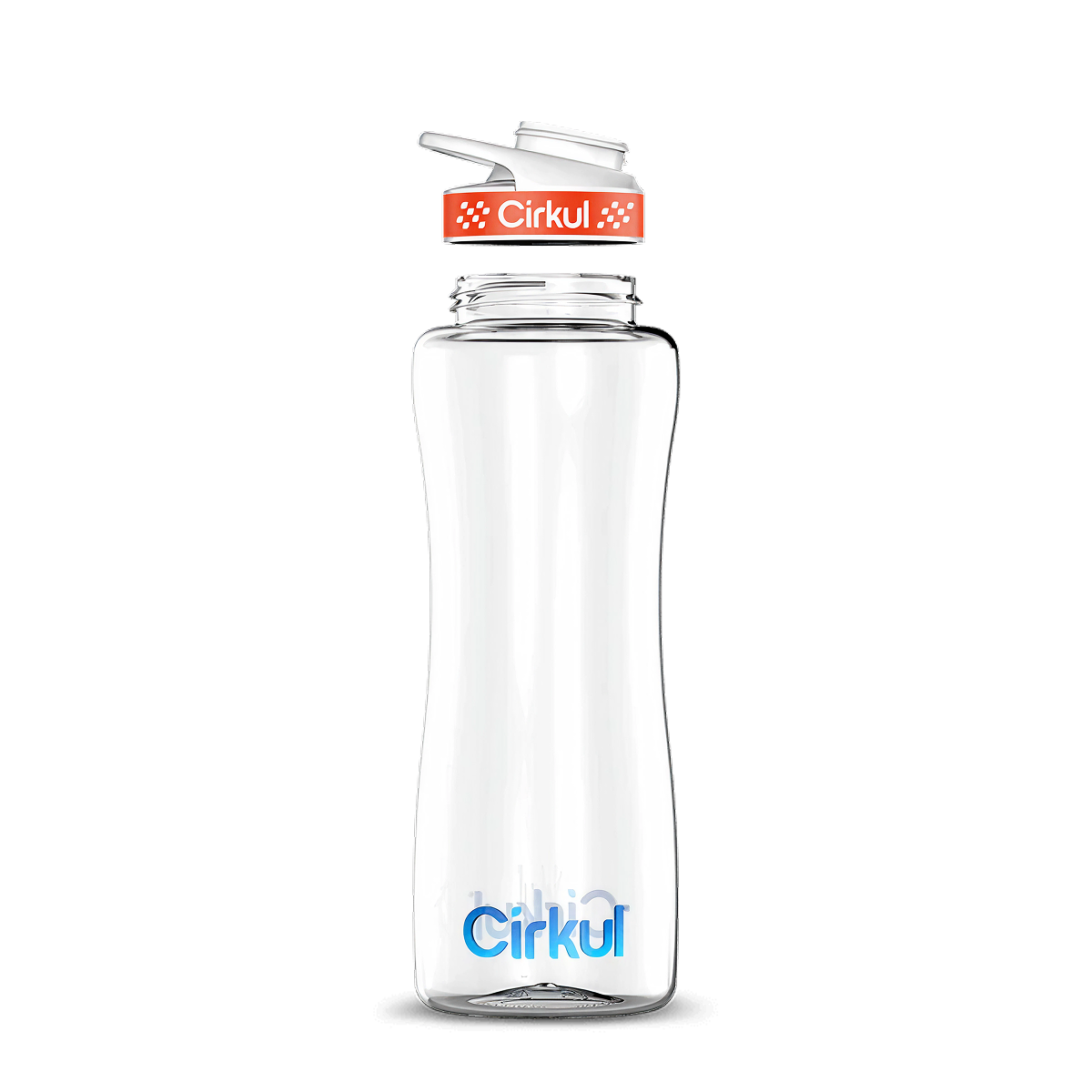 Custom 32oz. Plastic Bottle & Comfort Grip Lid