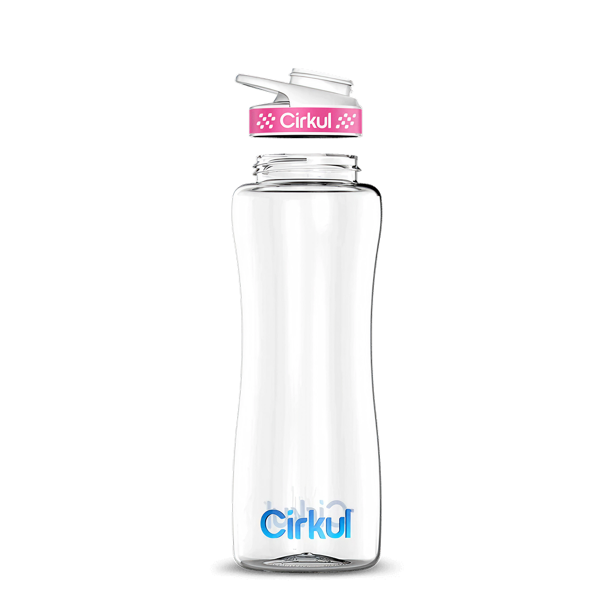 Custom 32oz. Plastic Bottle & Comfort Grip Lid