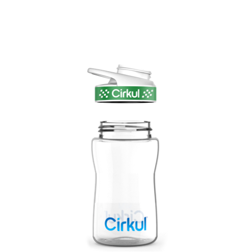 12oz. Plastic Bottle & Comfort Grip Lid