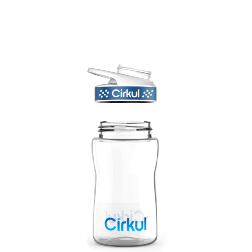 12oz. Plastic Bottle & Comfort Grip Lid