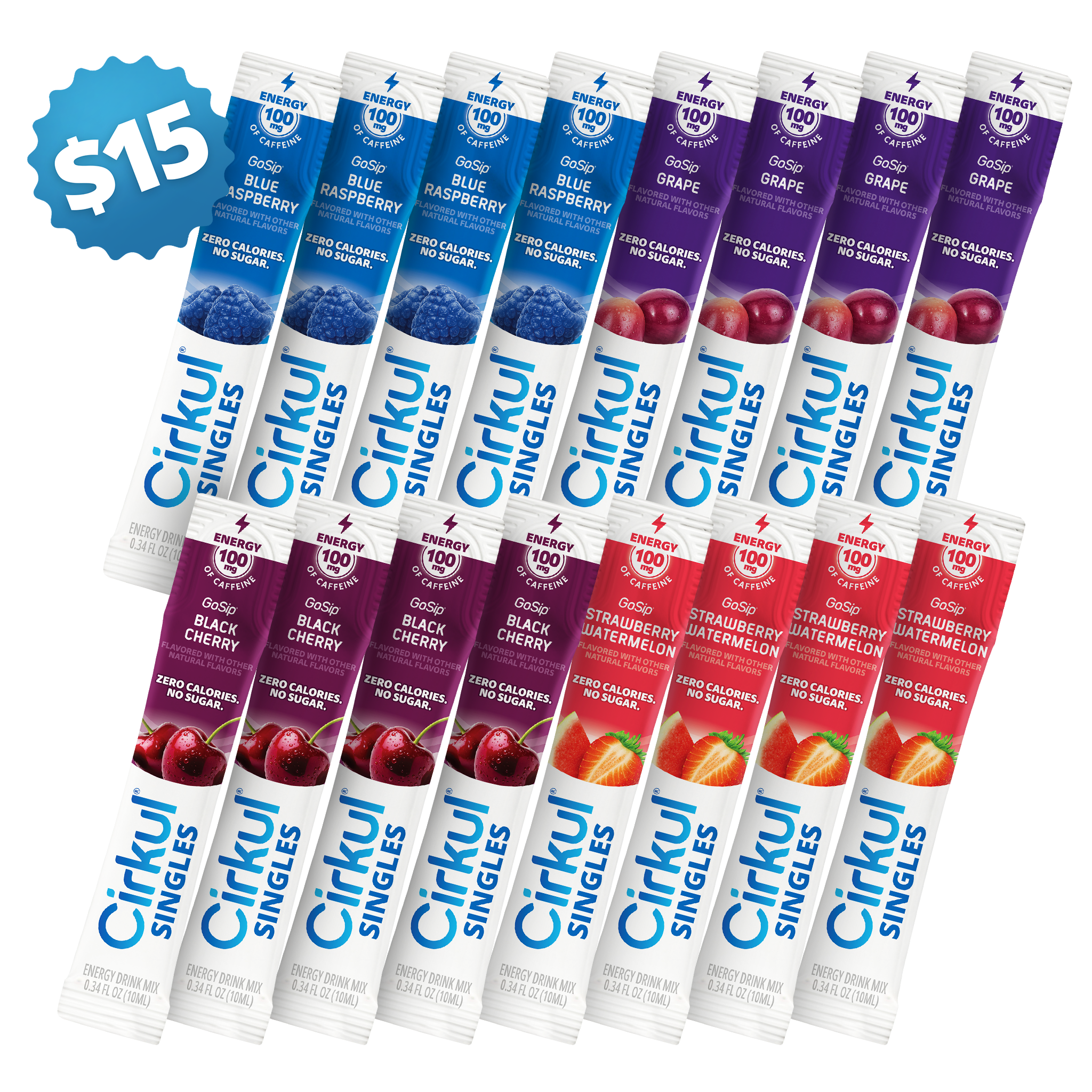 16-Pack Cirkul® Singles GoSip Bundle