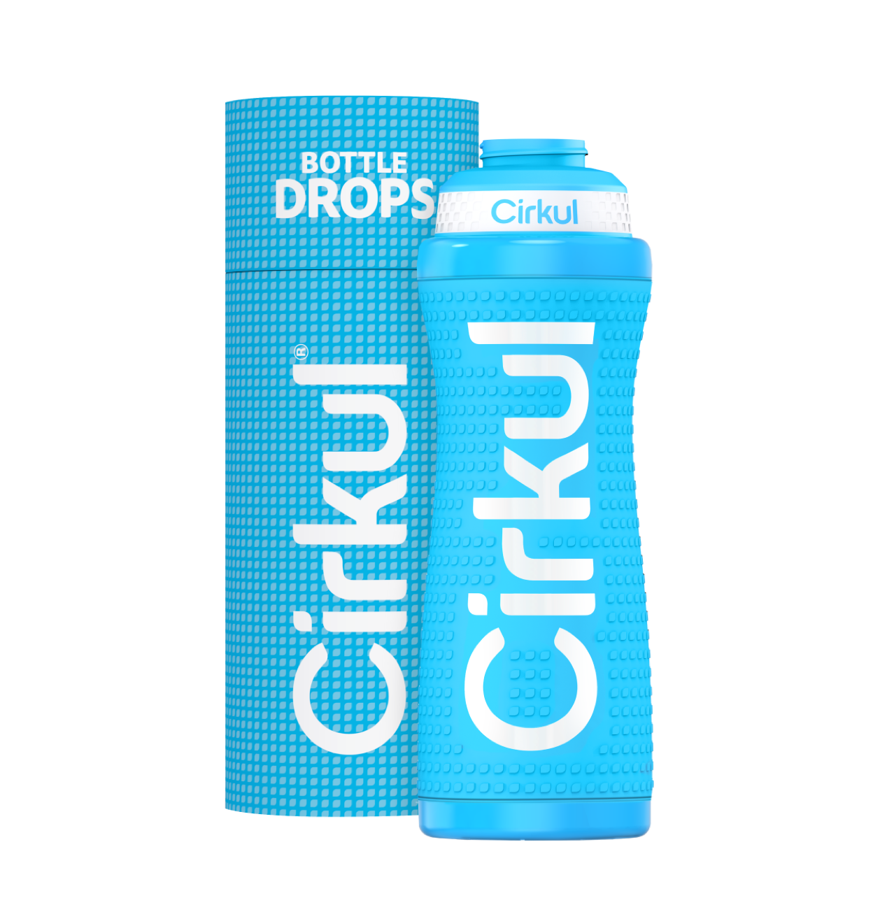 Limited Edition: 22oz. Blue Grip Stainless Steel Bottle & Sport Lid