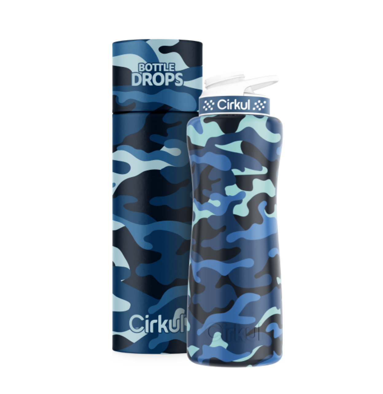 Limited Edition: 32oz. Ocean Camo Stainless Steel Bottle & Lid
