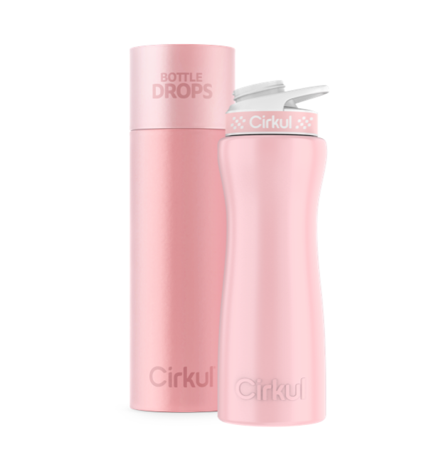 Limited Edition: 22oz. Blush Pink Stainless Steel Bottle & Lid