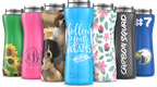 Custom 22oz. Stainless Steel Bottle & Comfort Grip Lid