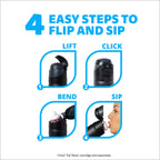 26oz. Onyx StrawSip™ Flip Bottle